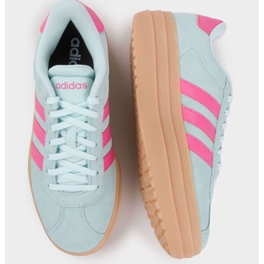 ADIDAS VL Court Bold Womens Platform Shoes! - Picture 3 of 5